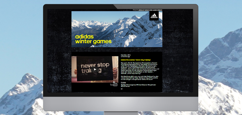 adidas winter games